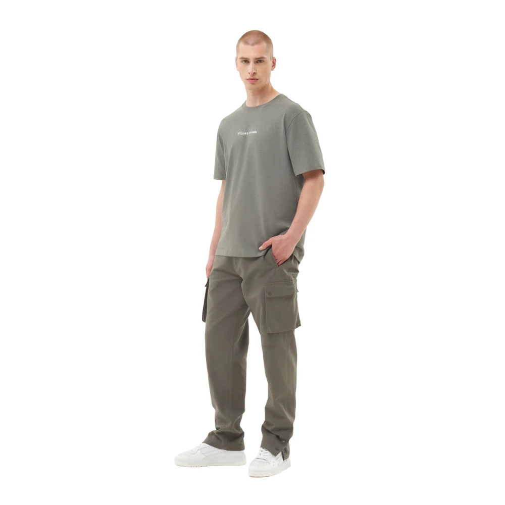 Filling Pieces T-shirt Chrome Gray Heren