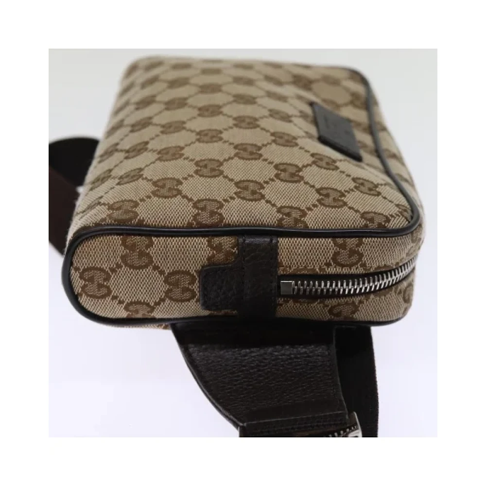 Gucci Vintage Pre-owned Canvas gucci-bags Beige Dames