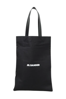 Toteväska med läderhandtag