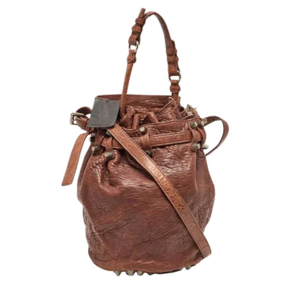 Alexander Wang Pre-owned Leather handbags Brown Dames