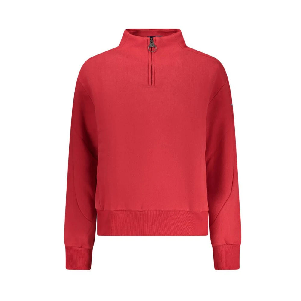 North Sails , Sweatshirts, Female, Red, Xl, Rosso Cotton Sweatshirt
