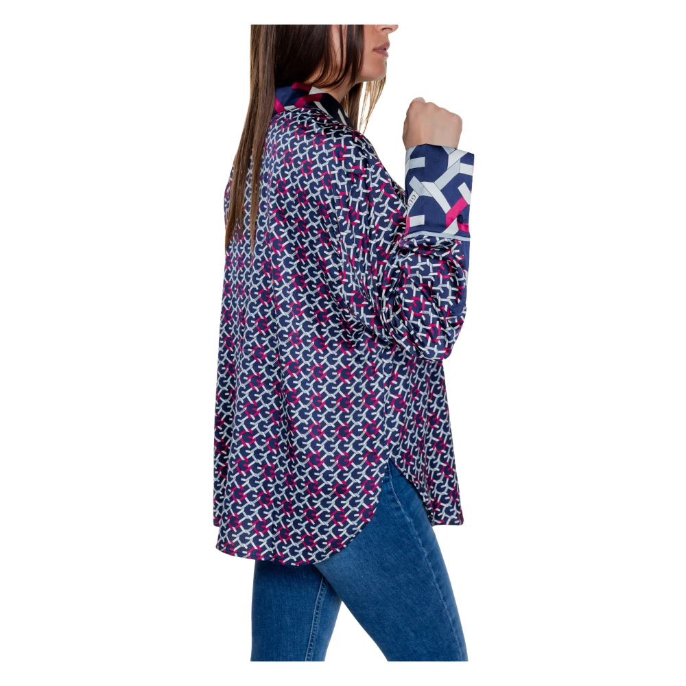 Guess Lange Mouw Blouse Herfst Winter Collectie Multicolor Dames