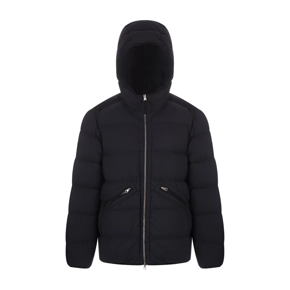 Stone Island Blauwe Gewatteerde Jas Blue Heren