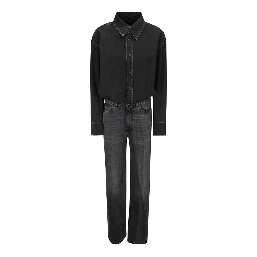 Haikure Zwarte Tessie Medium Jeans Black Dames