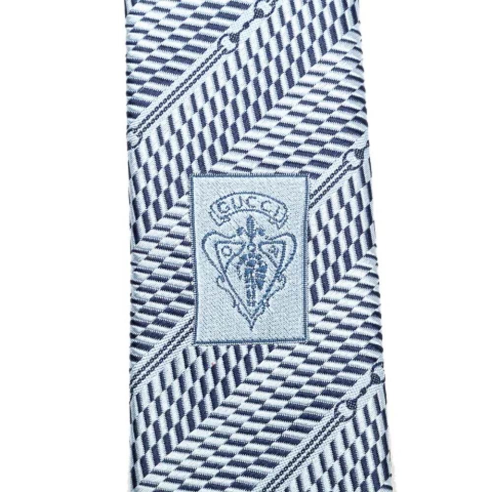 Gucci Vintage Pre-owned Canvas home-office Blue Dames