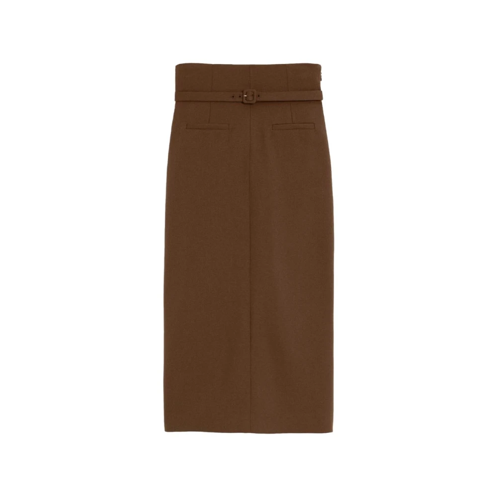 Ami Paris Donna Marrone Gonne, L, New,