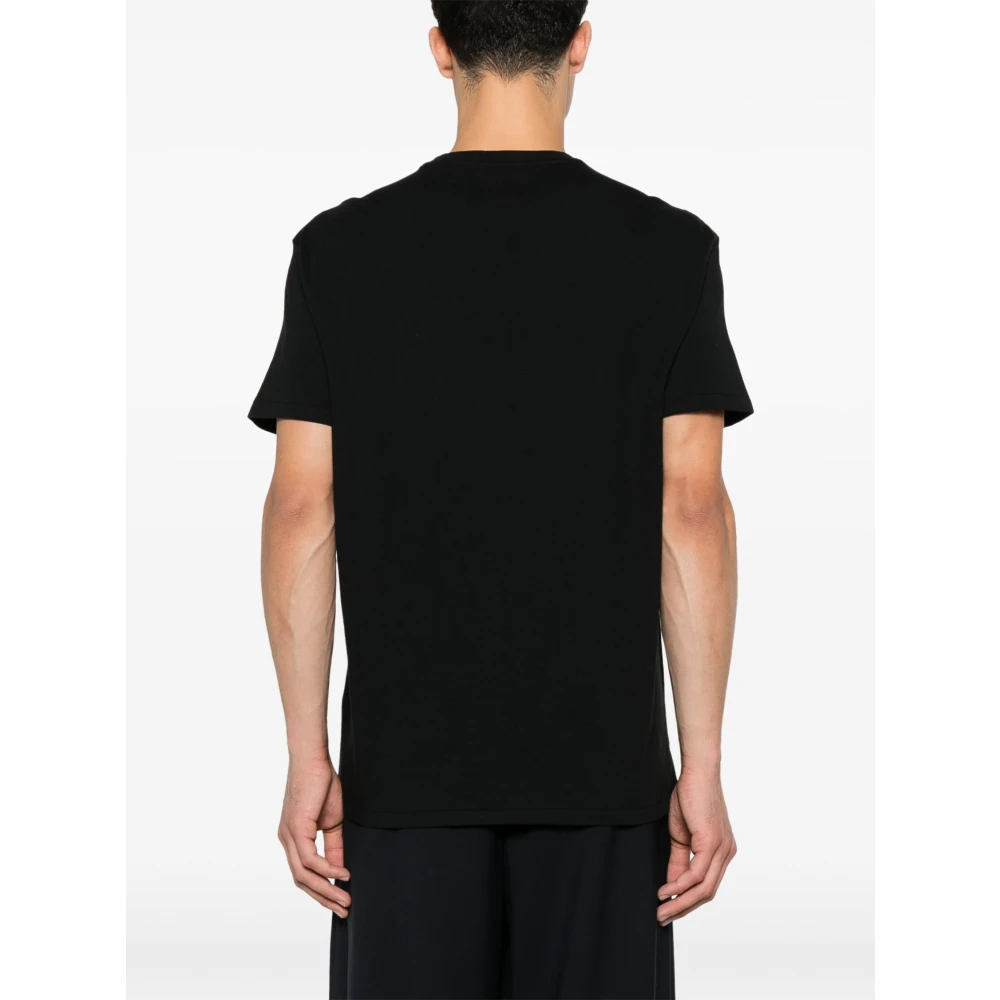 Polo Ralph Lauren Geborduurde 'Polo Bear' Katoenen T-shirt Black Heren