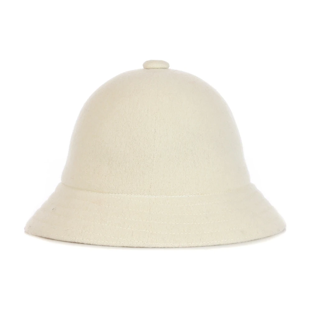 Kangol Wollen Casual Witte Bucket Hat White Heren