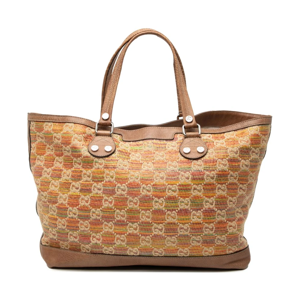 Gucci Vintage Women's Brown Pre-Owned Tote Bag