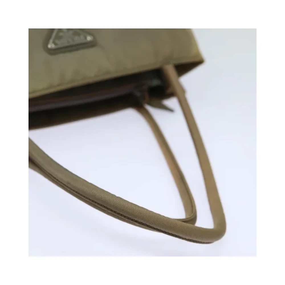 Prada Vintage Pre-owned Nylon prada-bags Brown Dames