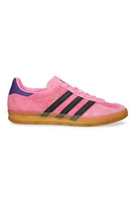 Rosa Gazelle Sneakers med Lärdetaljer
