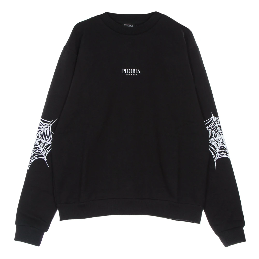 Phobia Archive Homme Noir - Cobweb Print Crewneck - Sweatshirts Et Sweats À Capuche - Taille: M