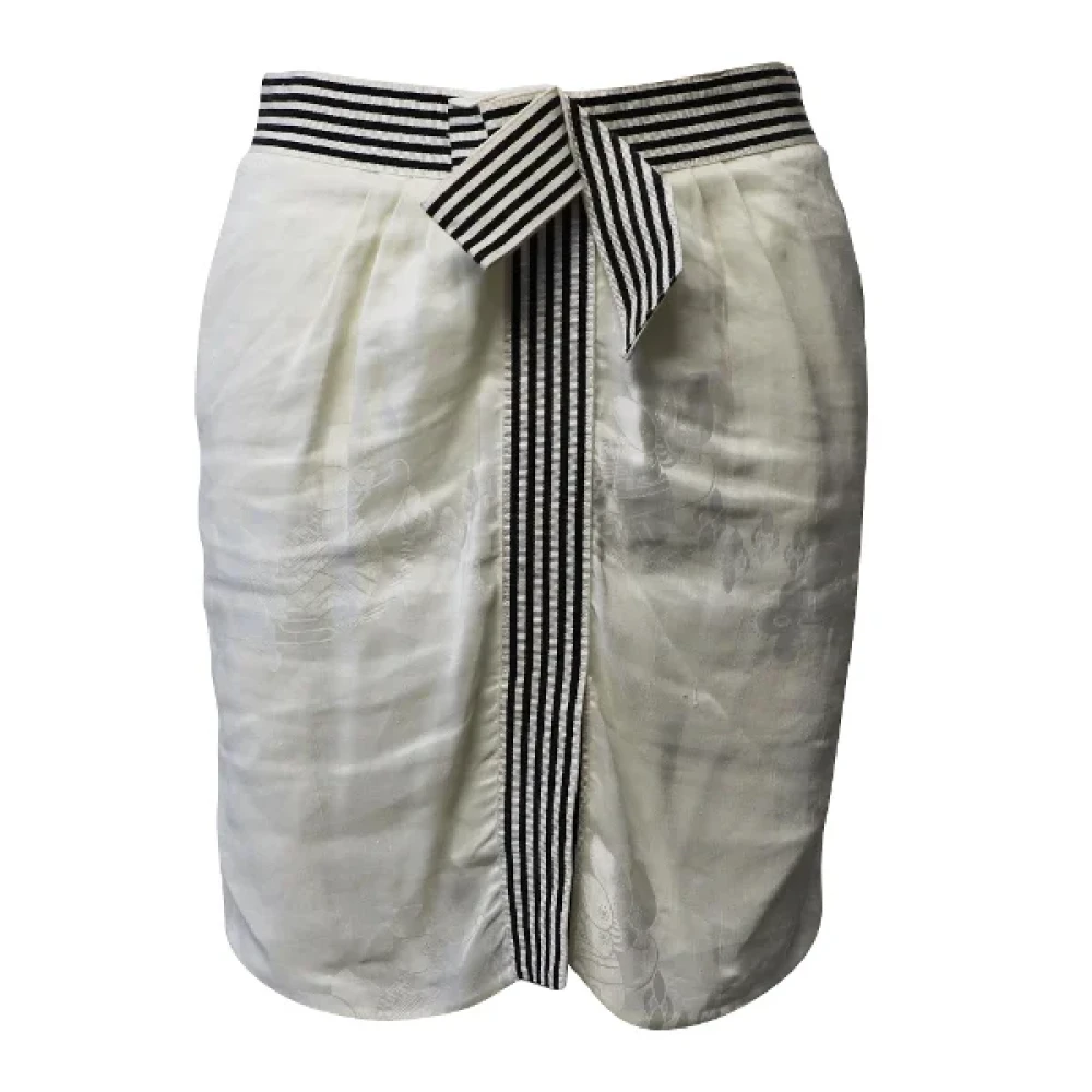 Armani Pre-owned Fabric bottoms White Dames