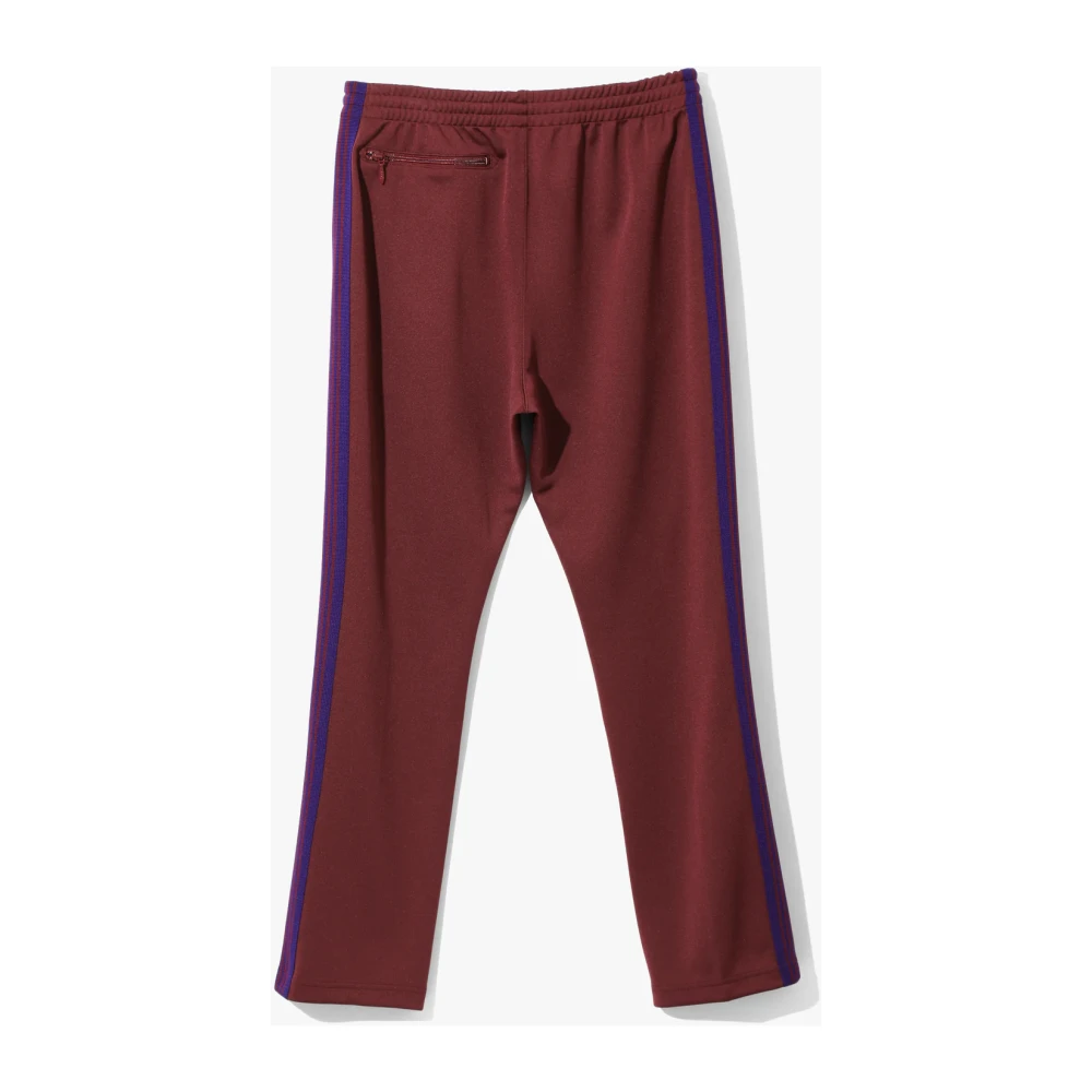 Needles Comfortabele Geborduurde Broek Brown Heren