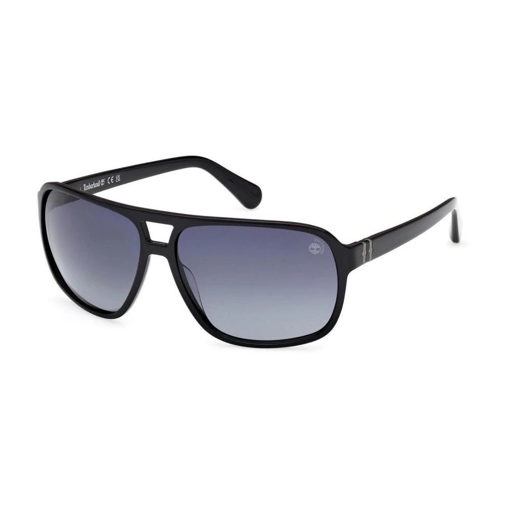 Timberland Men's Black Modern Polarized Sunglasses - Sunglasses - 65 Mm - Accessories
