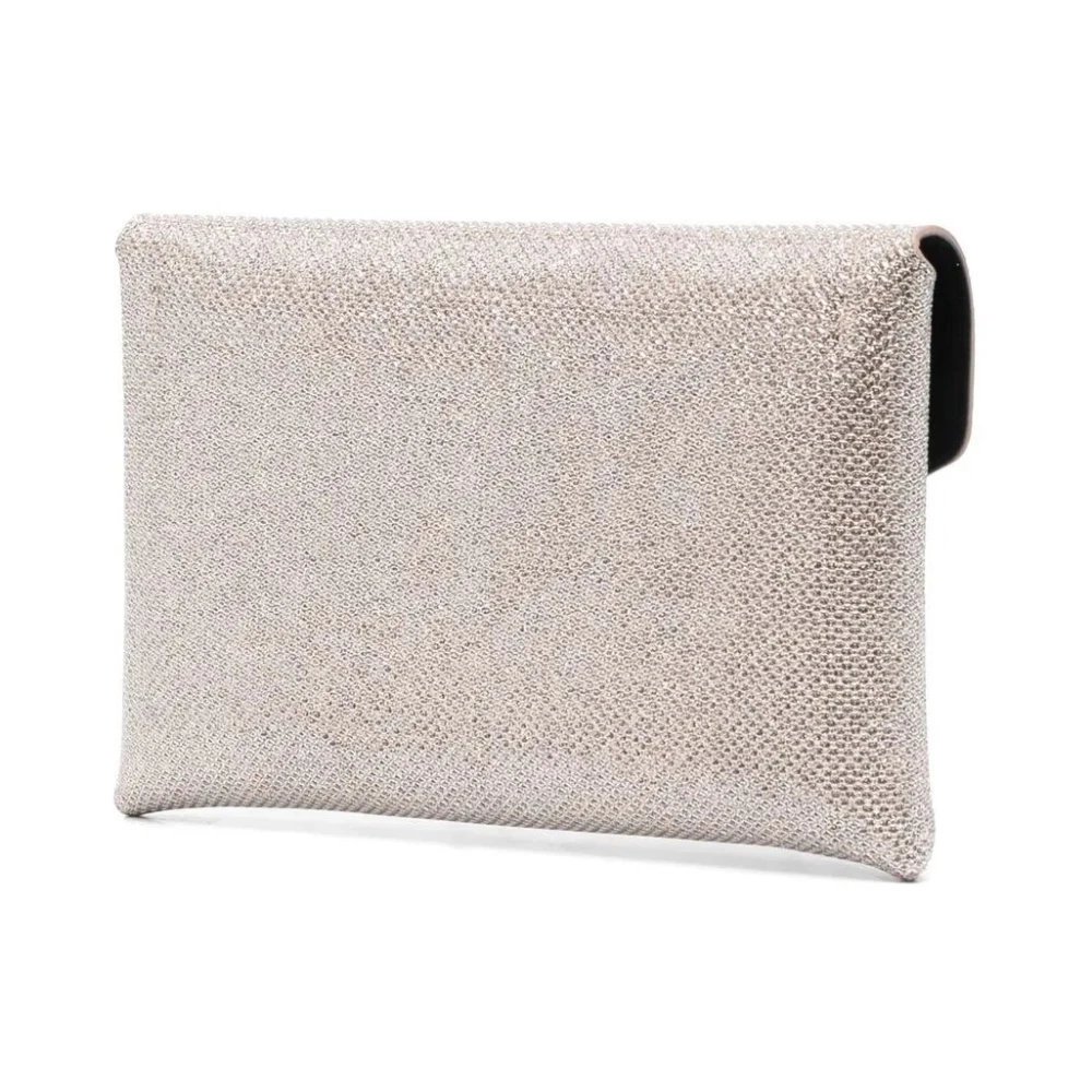 Stuart Weitzman Mini Love Letter Clutch Beige Dames