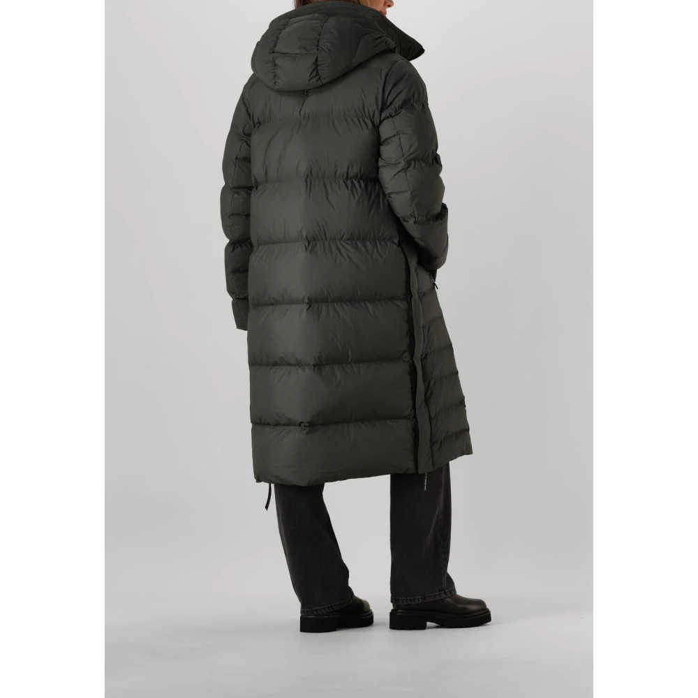 Krakatau Groene Gewatteerde Jas voor Stijlvolle Outfits Green Dames