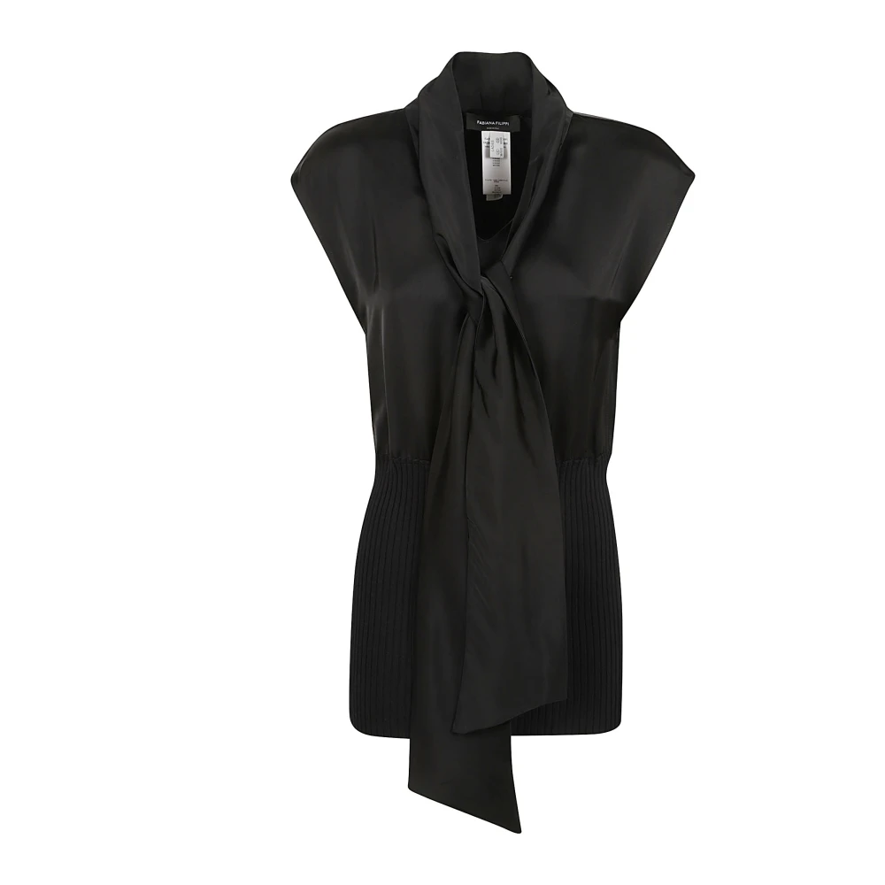 Tops > Sleeveless Tops - - Fabiana Filippi - Modalova