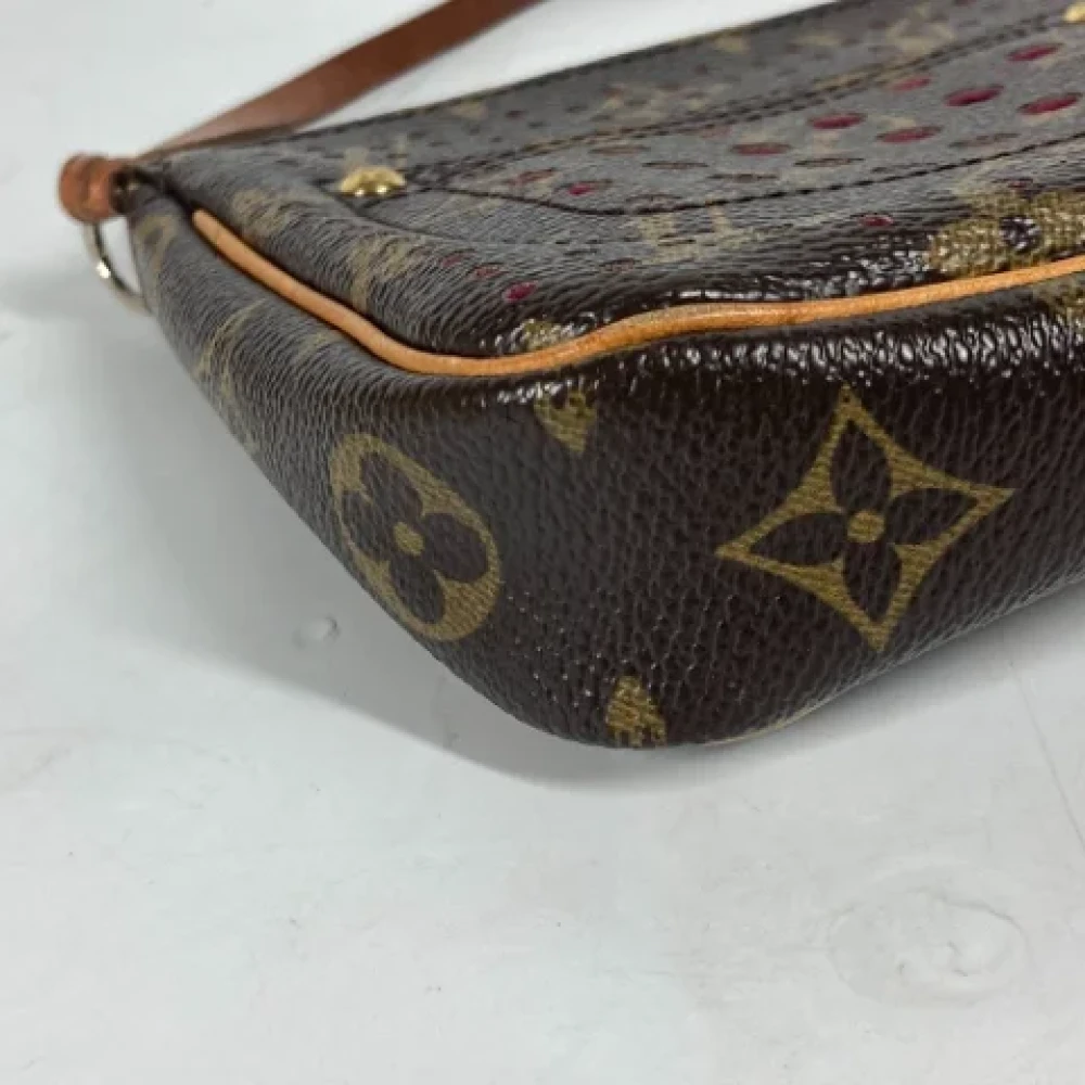 Louis Vuitton Vintage Pre-owned Canvas clutches Brown Dames