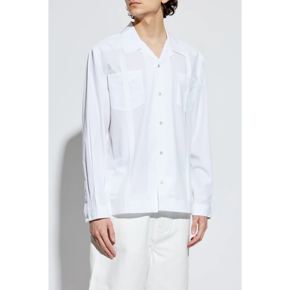 Helmut Lang Overhemd met zakken White Heren