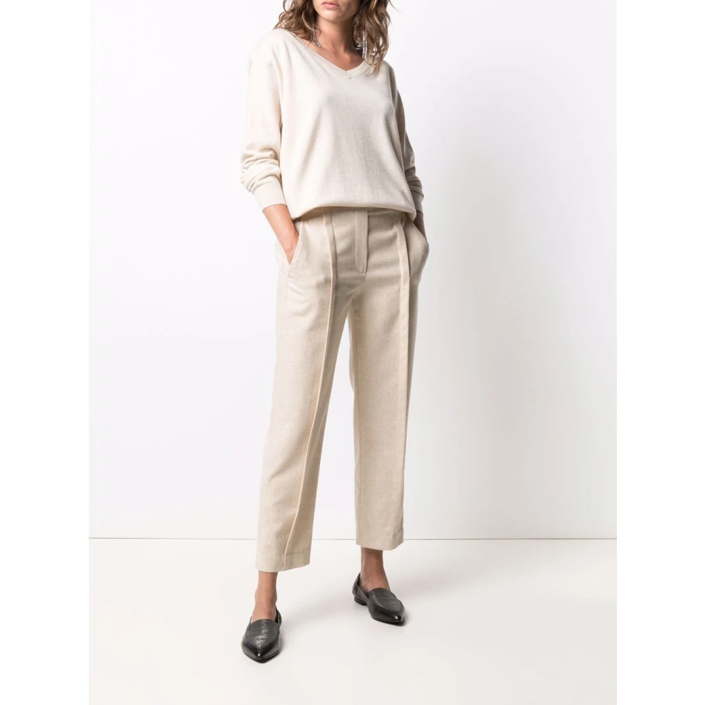 BRUNELLO CUCINELLI Stijlvolle Broek Beige Dames