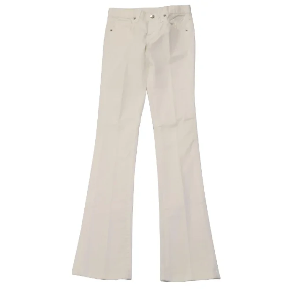 Ralph Lauren Pre-owned Cotton jeans White Dames
