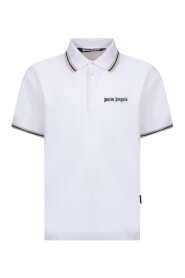 Klasyczna Biała Koszulka Polo z Haftowanym Logo