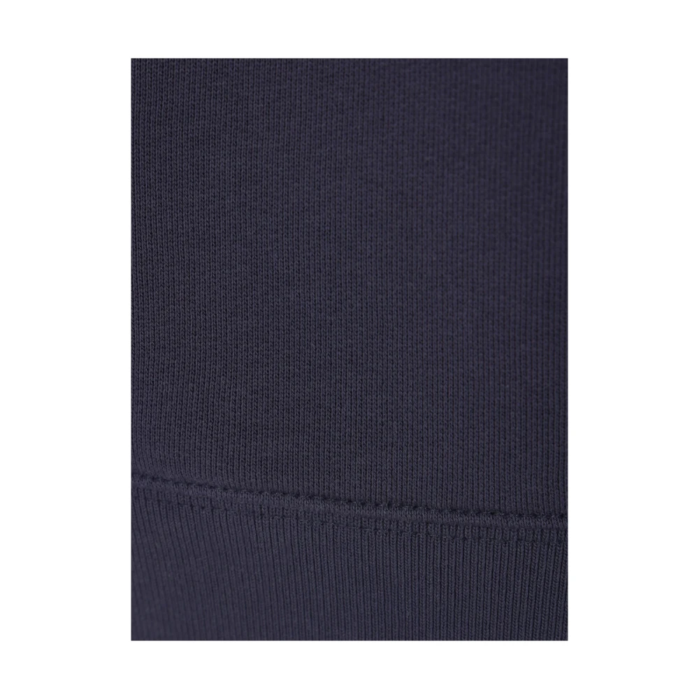 Maison Kitsuné Navy Blue Fox Motif Sweatshirt Blue Heren
