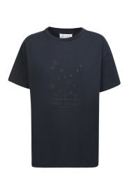 Cotton T-shirt with Maison Margiela characteristic Four Stiches logo