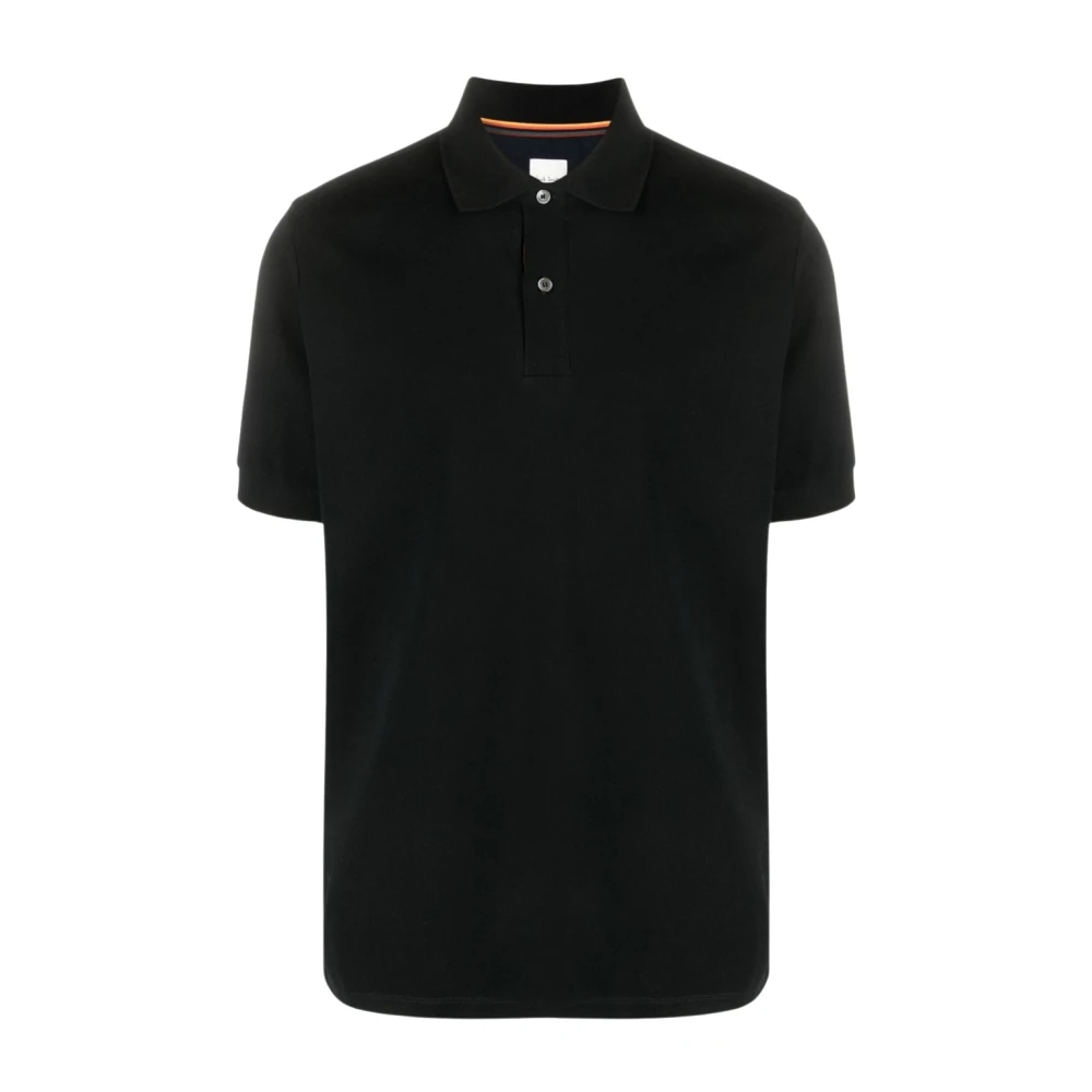 Paul Smith Klassieke Zwarte Polo T-shirts Black Heren