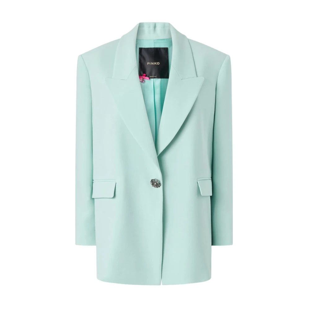 Pinko Women's Green Blazers, L, Jackets