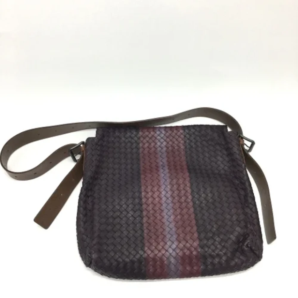 Bottega Veneta Vintage Pre-owned Leather shoulder-bags Brown Dames