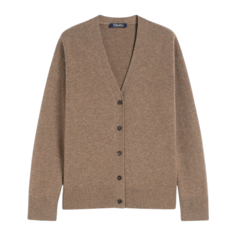 Max Mara Vrouw Bruin Truien & Vesten Dames, L, Wol, Kasjmier Wol Vest
