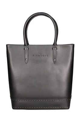 Studded Leather Tote
