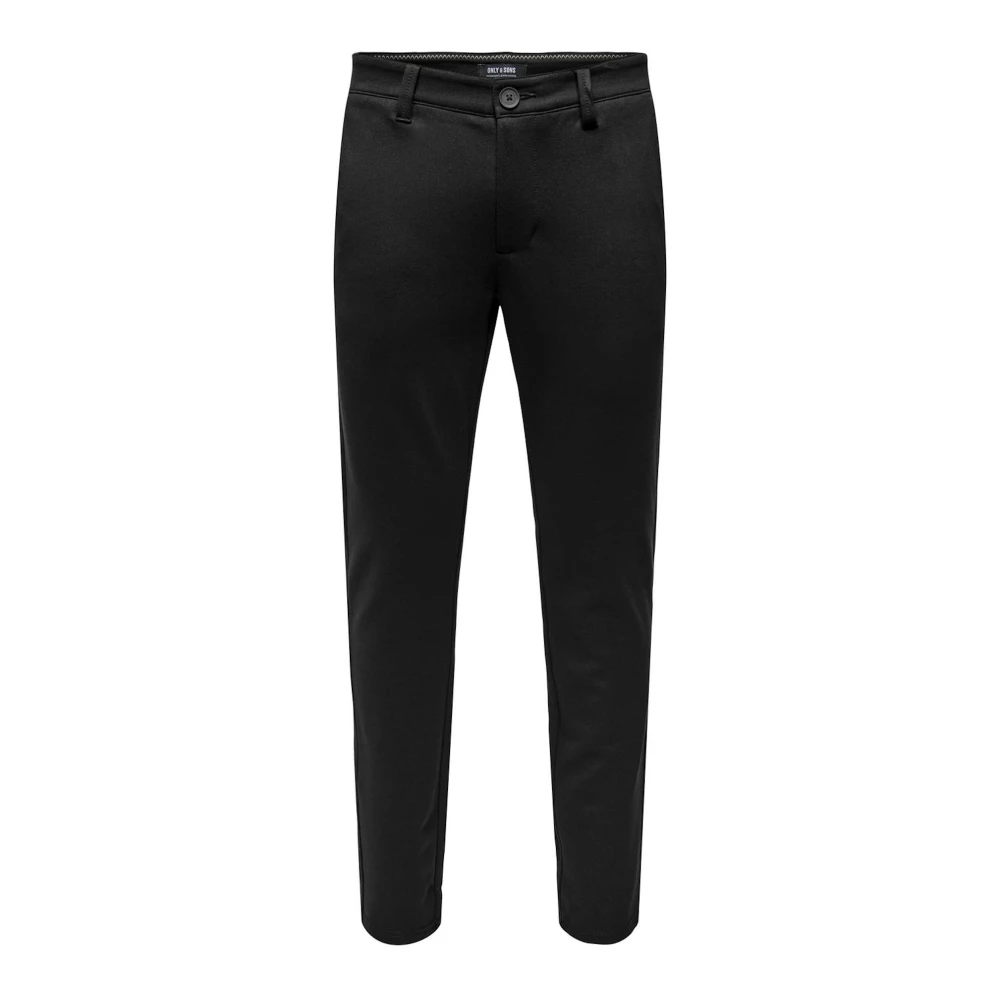 Only & Sons Slim Fit Chino Broek Black Heren