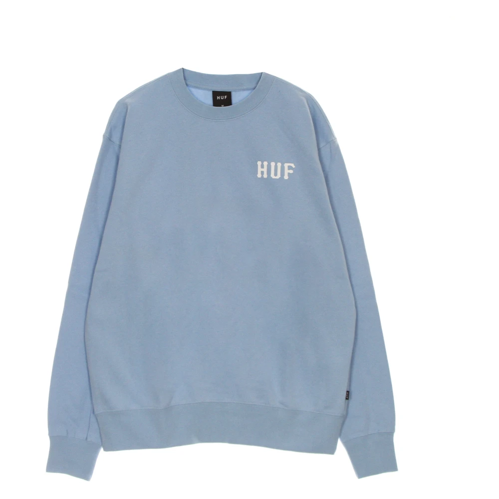 HUF Lichtblauwe Heren Crewneck Sweatshirt Blue Heren