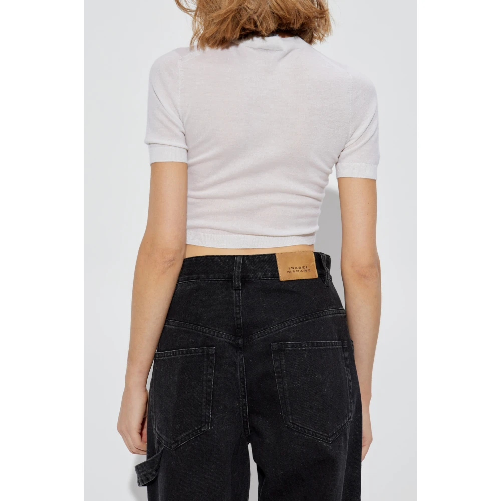 Alaïa Kasjmier top Beige Dames