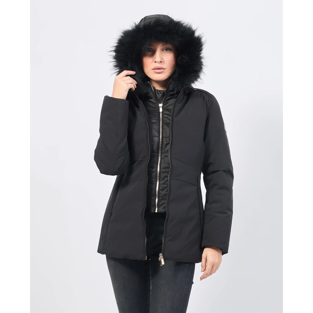 YES ZEE Zwarte Stijlvolle Shirt Black Dames