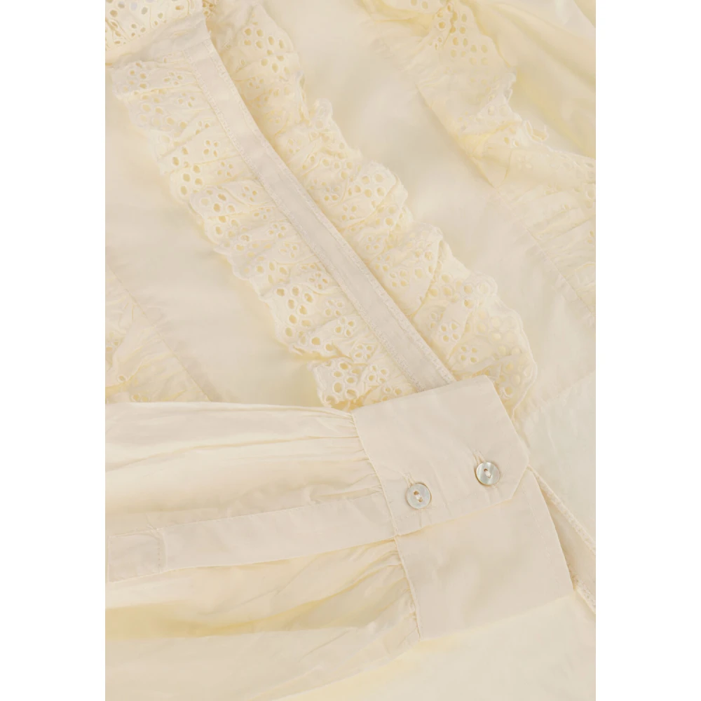 Antik batik Bohemian Charlotte Blouse Beige Dames