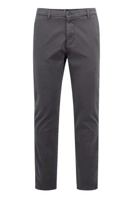 Slim fit stretch gabardine trousers