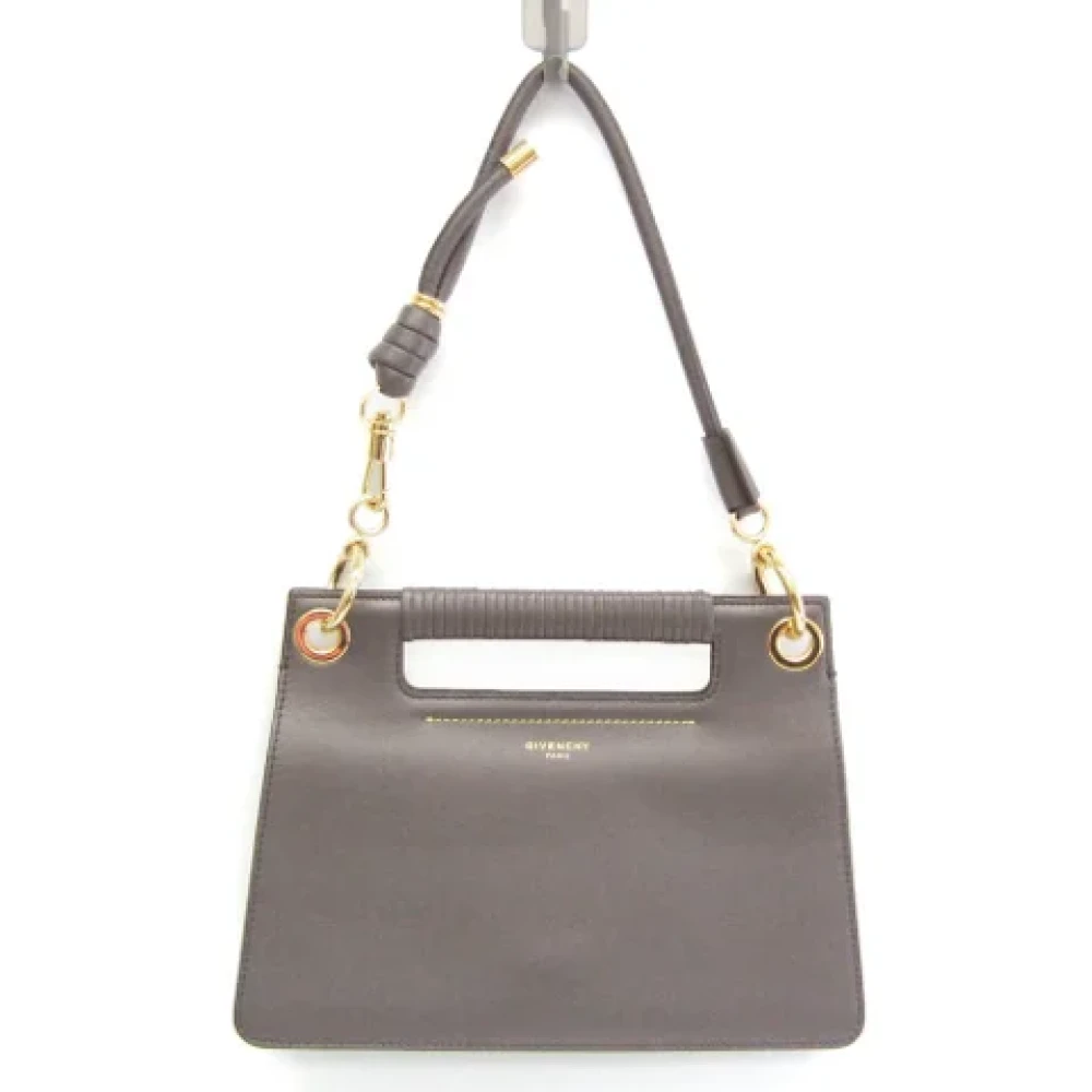 Givenchy Pre-owned Leather shoulder-bags Gray Dames