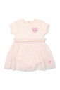 robe-rose-a-manches-courtes-en-tulle