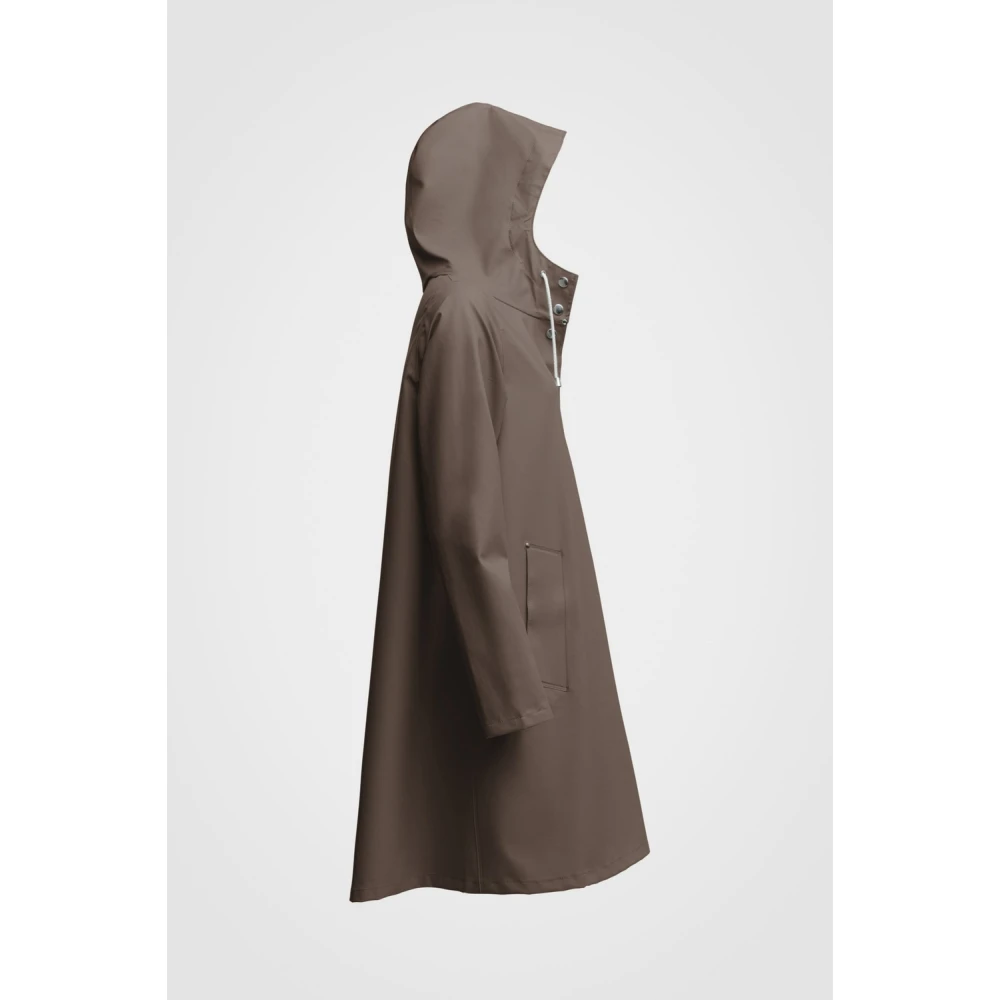 Stutterheim Lichtgewicht A-lijn regenjas voor vrouwen Brown Dames