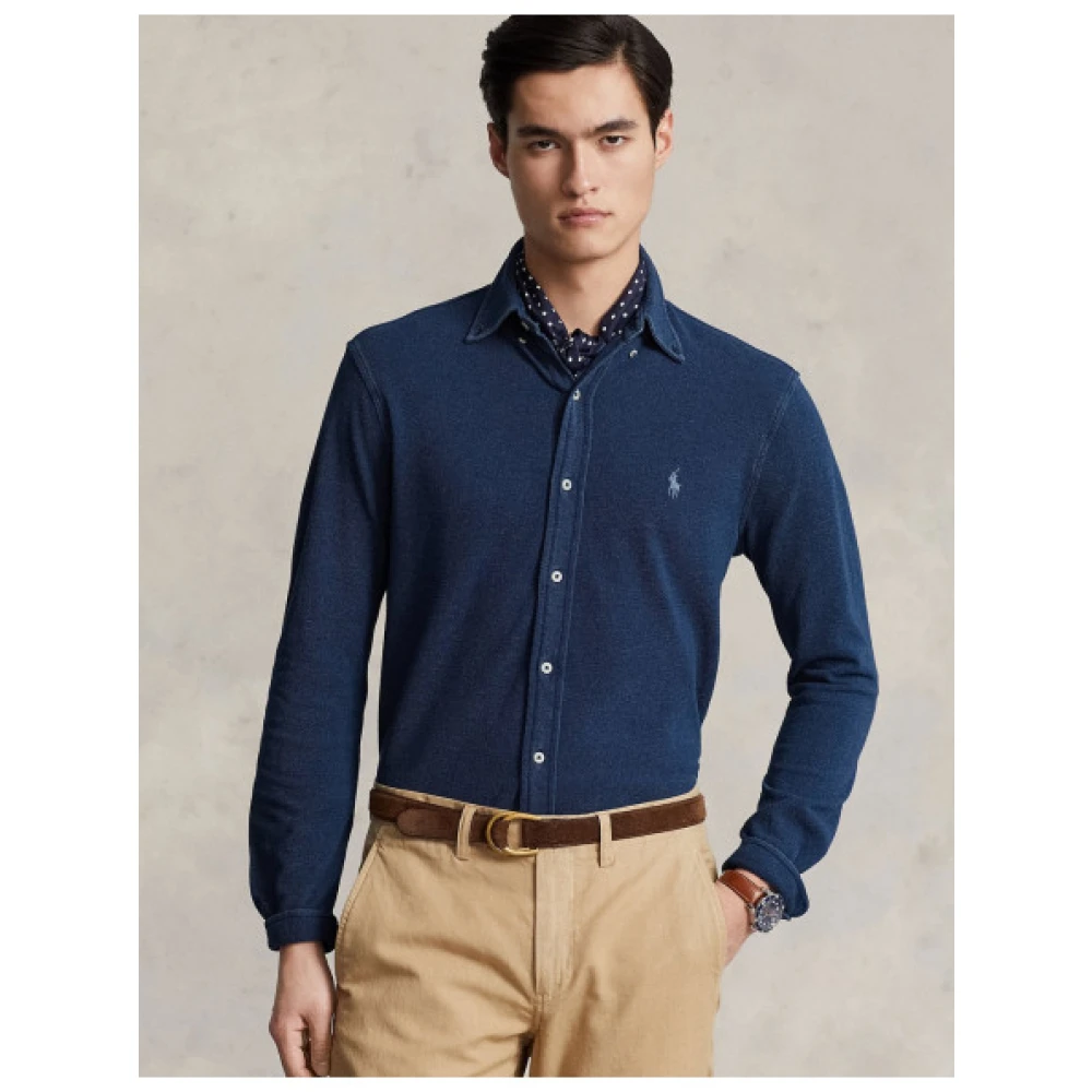 Polo Ralph Lauren Klassieke Katoenen Polo Blue Heren