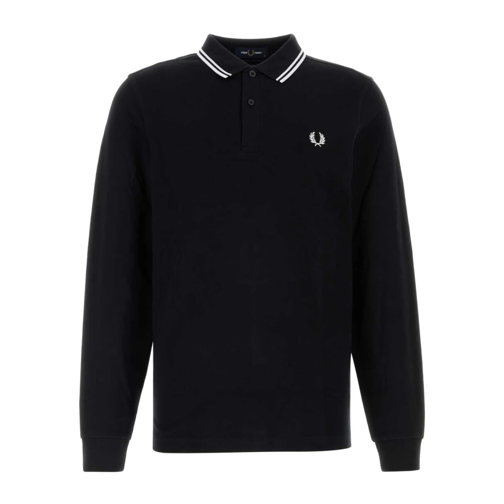 Fred Perry Men's Black Piquet Polo Shirt