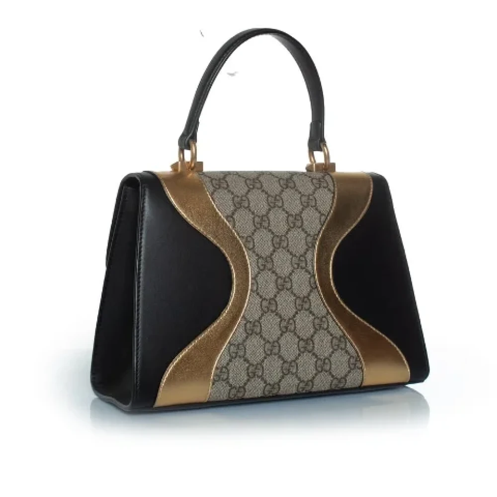 Gucci Vintage Pre-owned Leather gucci-bags Black Dames