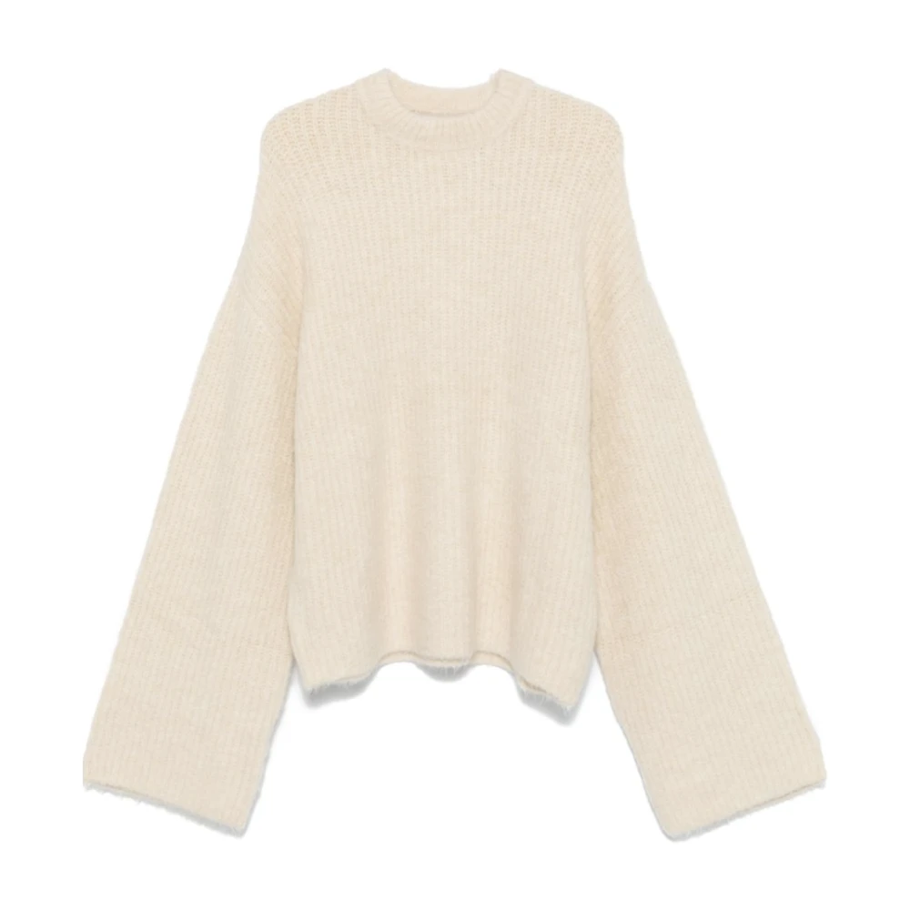 Entire Studios Vanilla Gebreide Crew Beige Heren