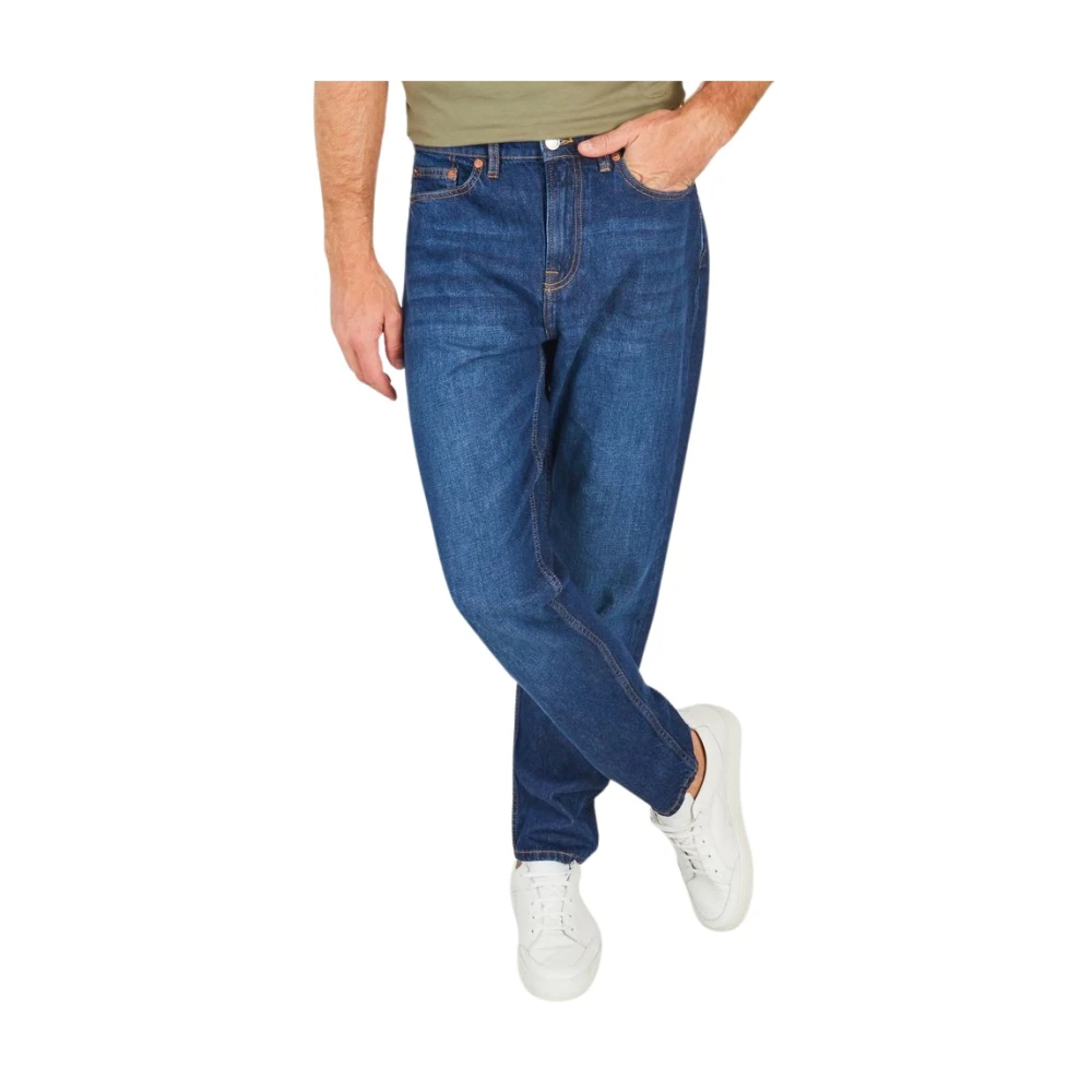 Samsøe Samsøe Organiska Slim-Fit Jeans Blue, Herr