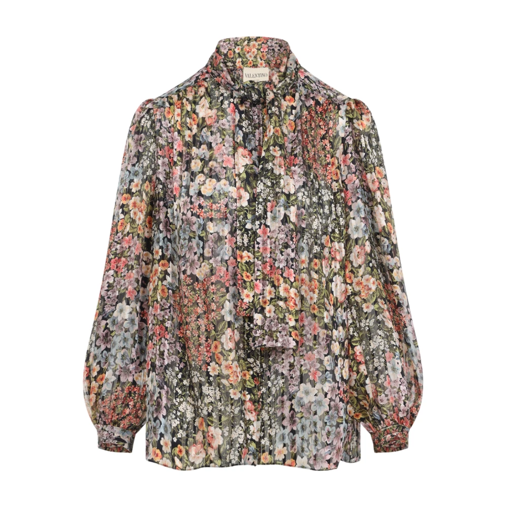 Valentino Women's Printed Silk Shirt
