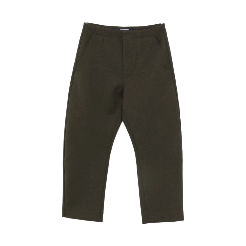 Jacquemus Green Gardian Trousers - Male - Cropped Trousers - L - Trousers